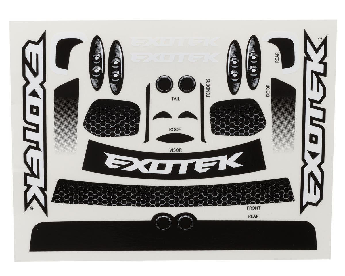 Exotek Pzero R 1/10 USGT Touring Car Body (Clear) (190mm) w/Wing